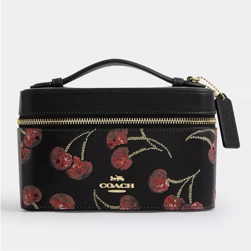 Last one! New Coach Cosmetic Case With Cherry Print # CDC13 - Picture 5 of 5